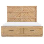 Complete Cal King Panel Storage Bed 6/0 - Image 3