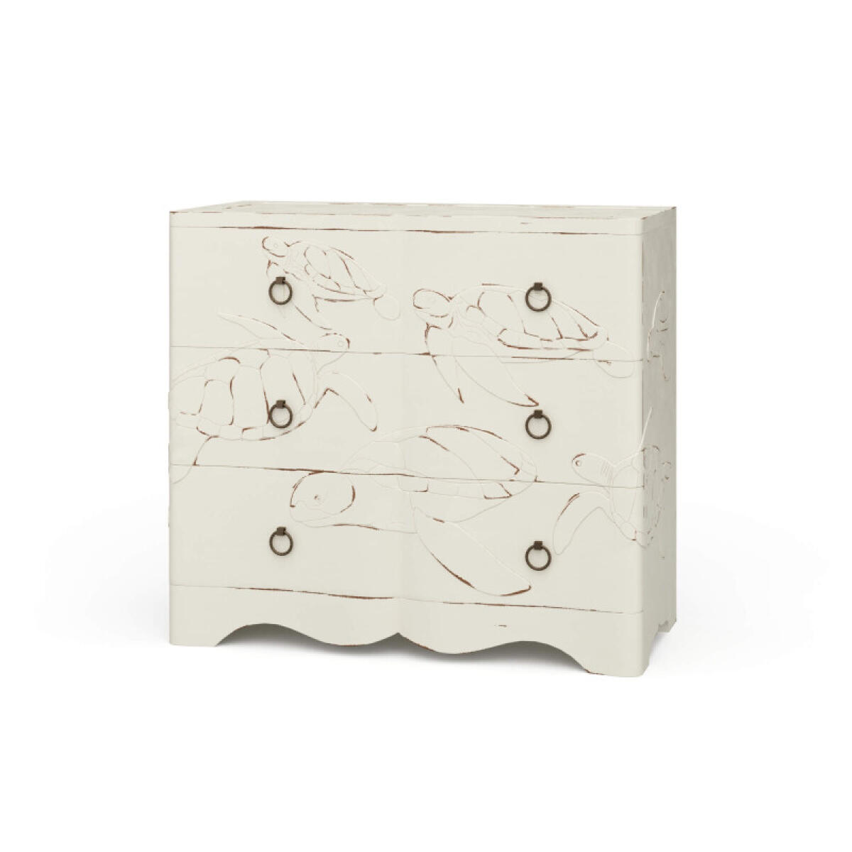 fabf8a97adefc35ba4964dd4b6047bdf Chelonian Turtle 3 Drawer Chest - Image 1