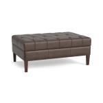 Dover Leather Rectangle Ottoman