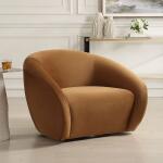 Desoto Swivel Chair, Hazlenut - Image 5