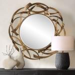 Cutting Edge Round Mirror Mirrors Brown 12