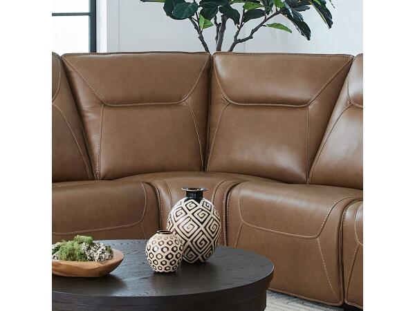 Callihan Corner Wedge Sectional Parts Brown