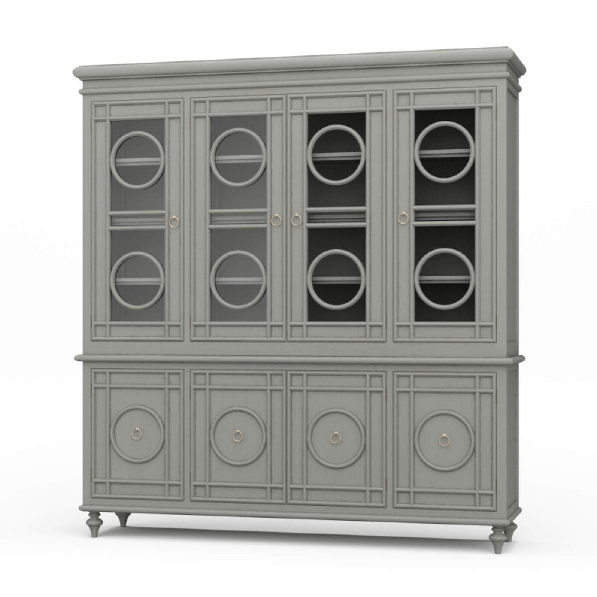fb49c53a21011480508dd7c8ad30ed2d Savannah Display Cabinet W/ Glass Door - Image 1