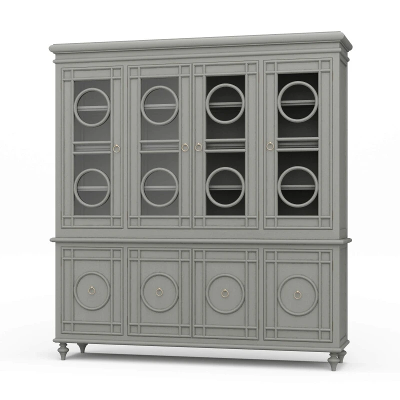 fb49c53a21011480508dd7c8ad30ed2d Savannah Display Cabinet W/ Glass Door - Image 1