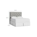 Manhattan Tufted Upholstered Bed - Image 5