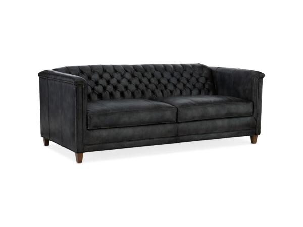 Jaden Tufted Sofa 517-95 Sofas Black
