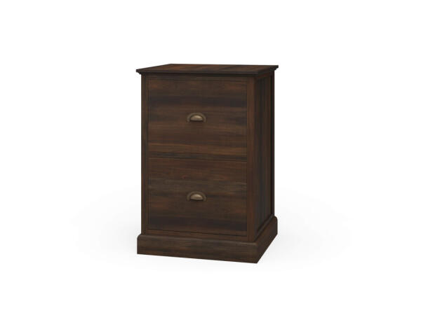Emerson 2 Drawer Filing Cabinet Office Storage Bramble