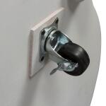 Magnolia Manor Round Cocktail Table Cocktail & Coffee Tables Antique White & Weathered Bark 22