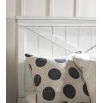 Complete Panel Bed Full 46 White Finish - Image 5