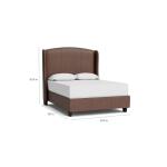 Paris Leather Upholstered Bed Beds Bassett Furniture 11