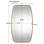 Canillo Mirror, Gold - Image 6