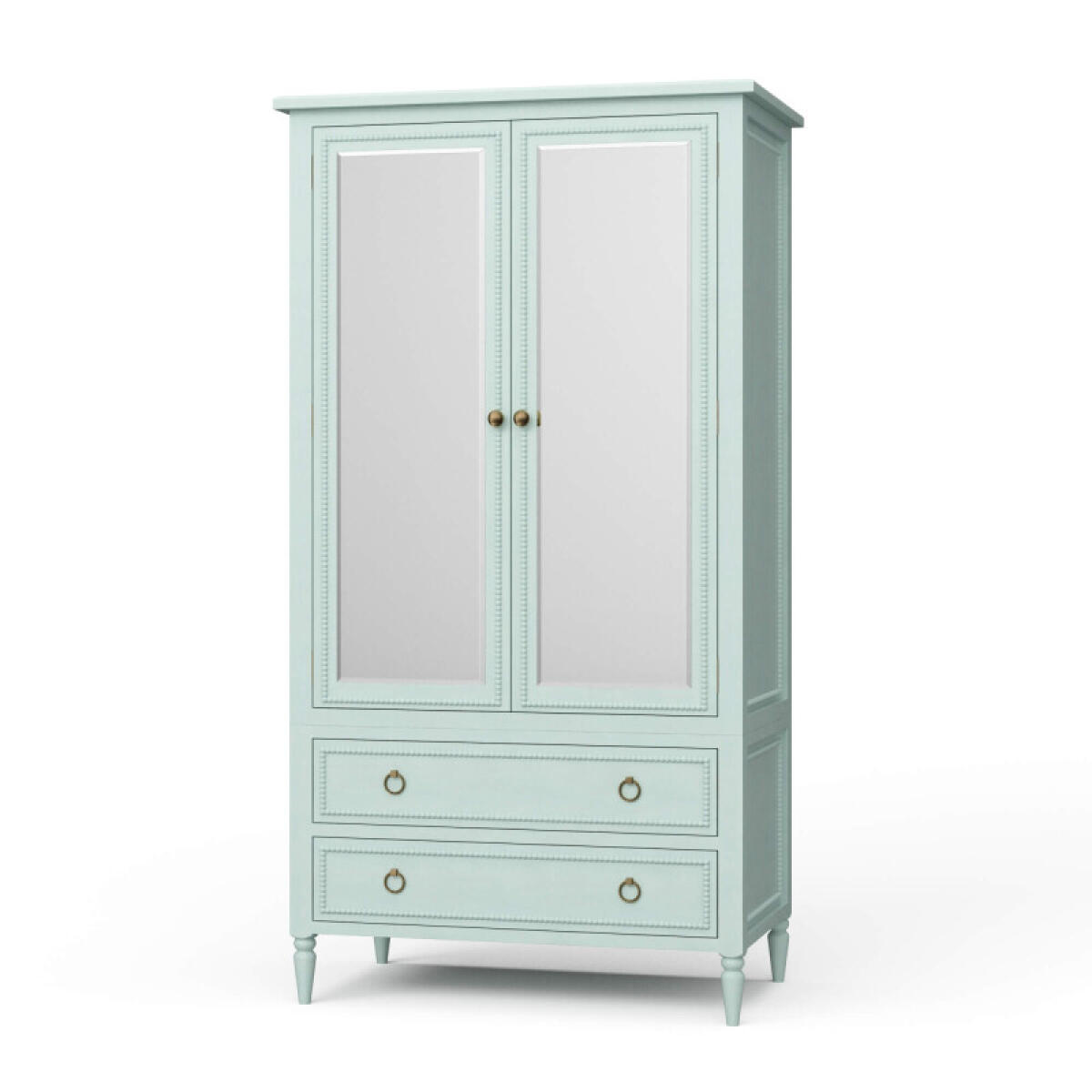 fbe056613a0959d87be062125c06a031 Cholet Wardrobe W/ 2 Drawer - Image 1