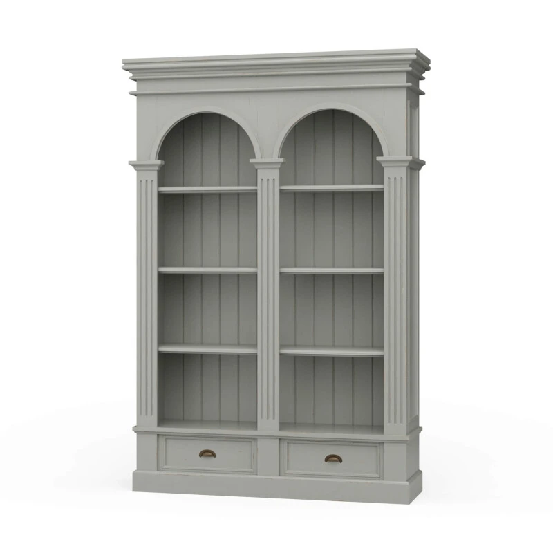 fbee901b117bc85ea6c17dab2303e5a6 Roosevelt Double Arch Bookcase - Image 1