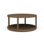 Cohan Coffee Table Small W/ Wood Shelf