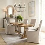 Sierra Modern Slipcovered Dining Chair W/o Castors Chairs & Benches Bramble 17