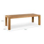 Andora Dining Table Dining Tables Andora Weathered Natural 15
