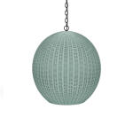 Ball Rattan Pendant Lighting Blue 11