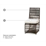 Carmel Rattan Chair - Image 2