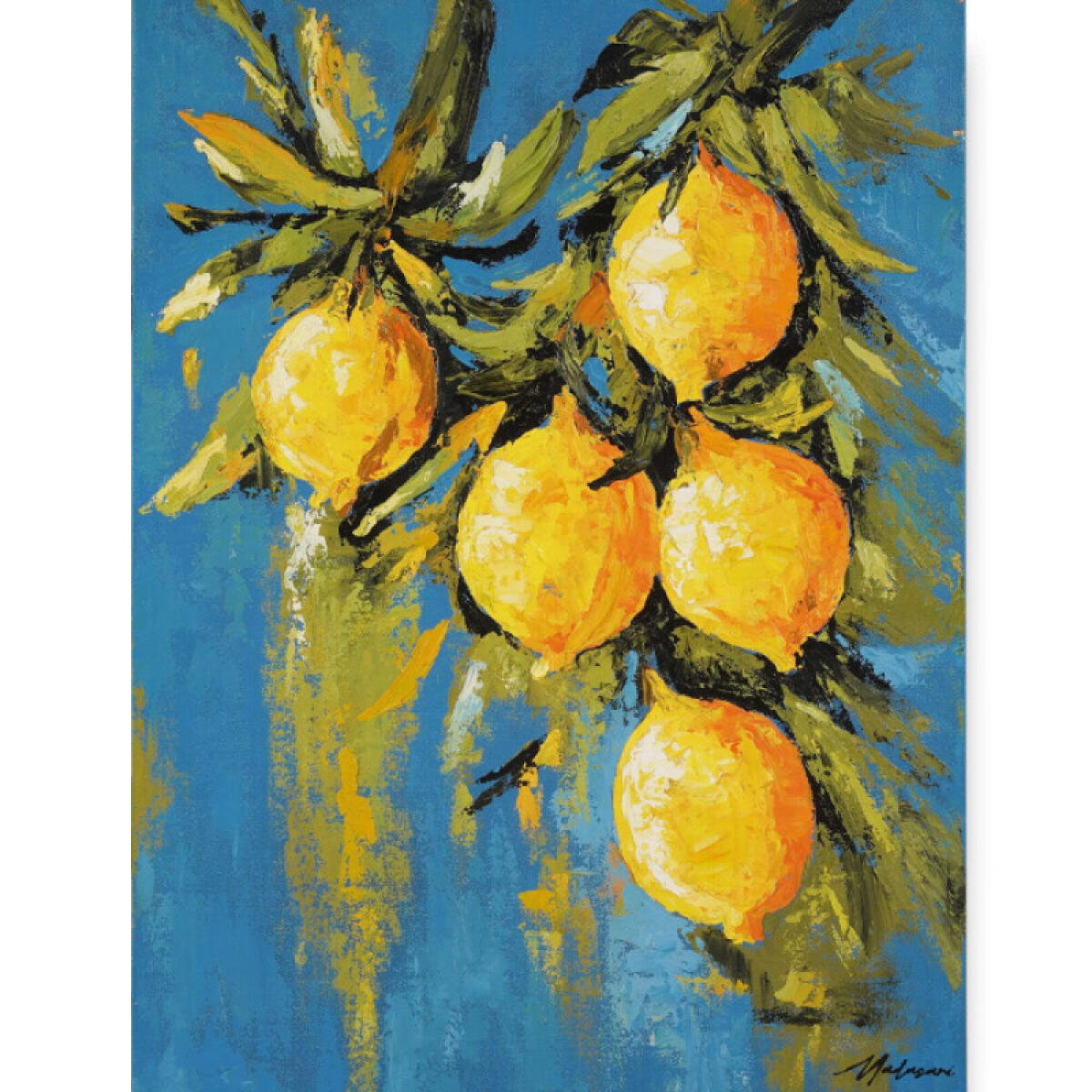 fc4a5d2eb07337b74692a68f63c4fb5a Lemon Citron On Canvas 24 X 36 W/o Frame - Image 1