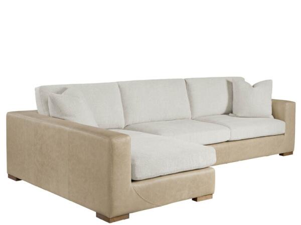 Modern Shelborne Chaise LAF Loveseat RAF Loveseats Cream 8