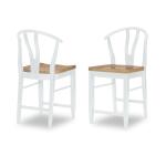 Wishbone Back Counter Height Chair White Chairs & Benches Chairs & Benches 9