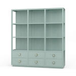 Cohan Open Cabinet W/ 6 Drawers