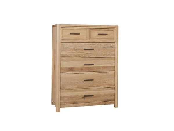 Crafted Oak by Ben & Erin Napier Chest – 5 Drawer Chests Bleached White 2