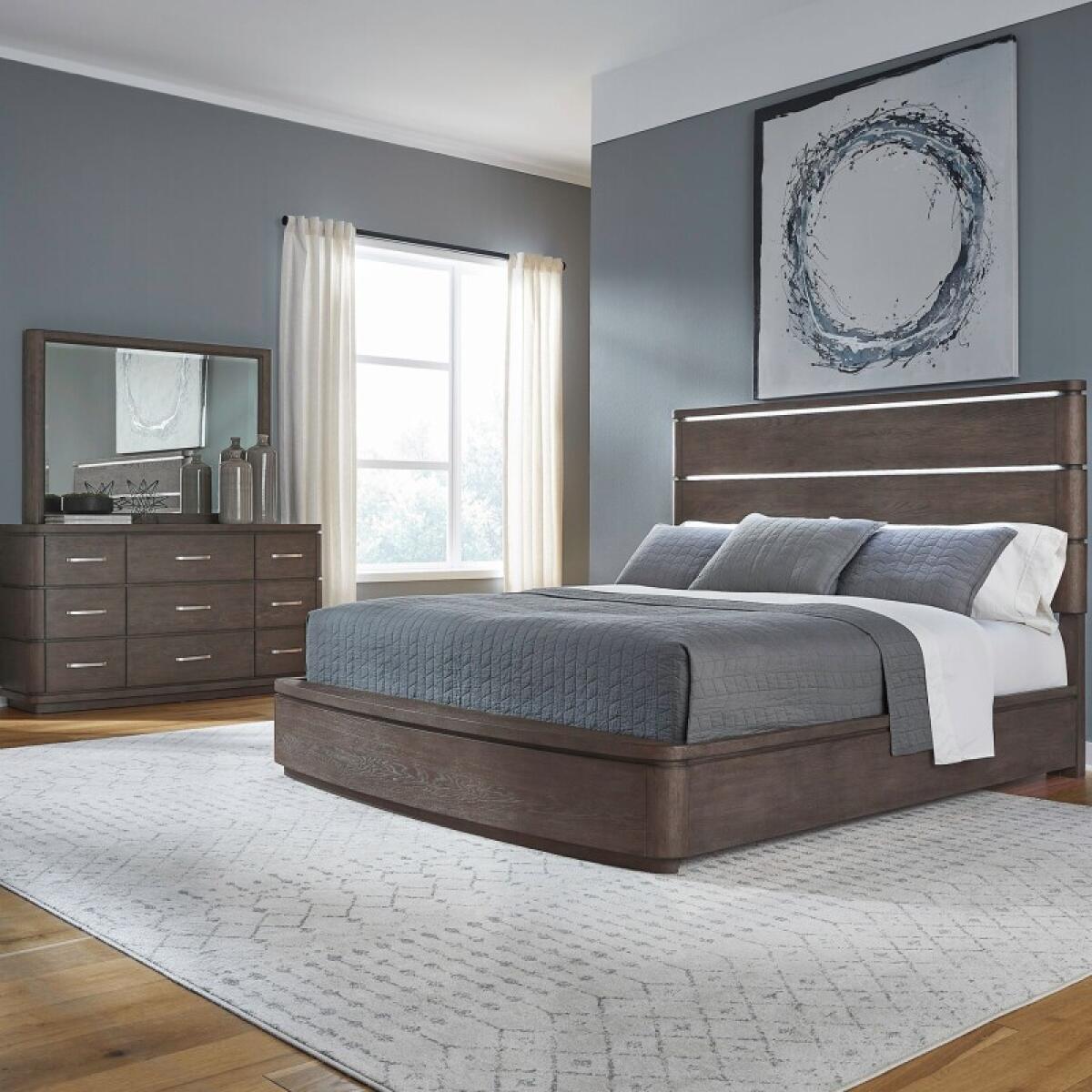Cascade Falls Queen Panel Bed, Dresser & Mirror Bedroom Sets Bedroom Sets 2 Cascade Falls Queen Panel Bed, Dresser & Mirror Bedroom Sets Bedroom Sets 2