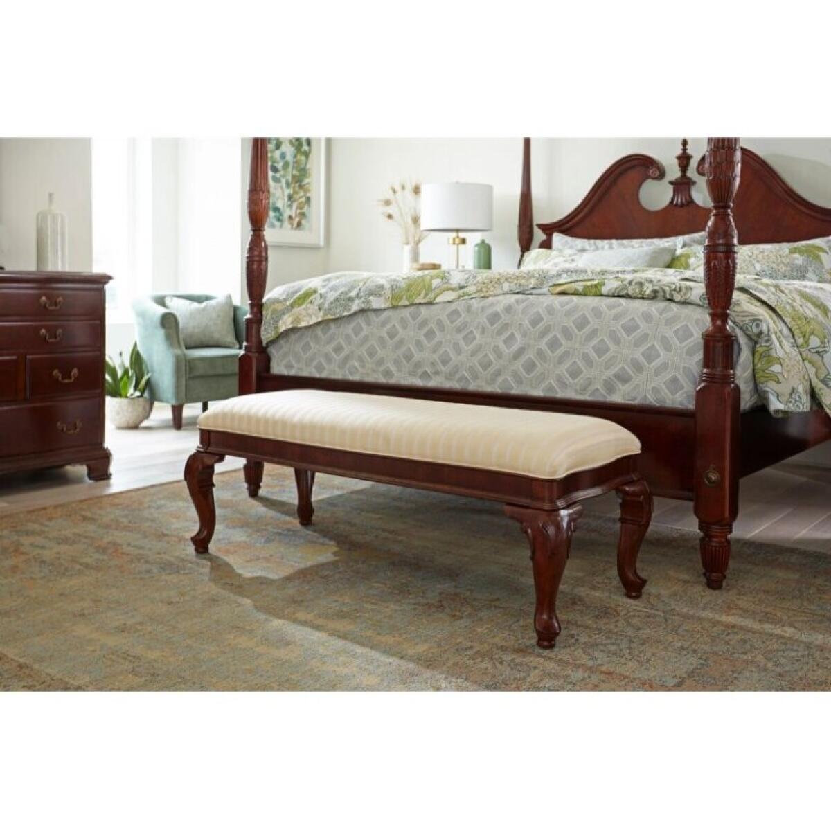 fd10ab7b88849379aecddc6004418fec Cherry Grove Bed Bench - Image 1