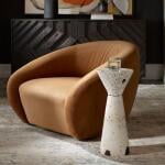 Desoto Swivel Chair, Hazlenut - Image 10