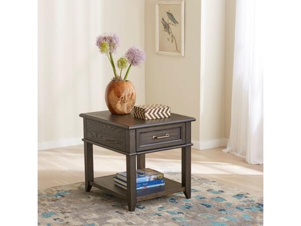 Mill Creek Drawer End Table End tables Brown