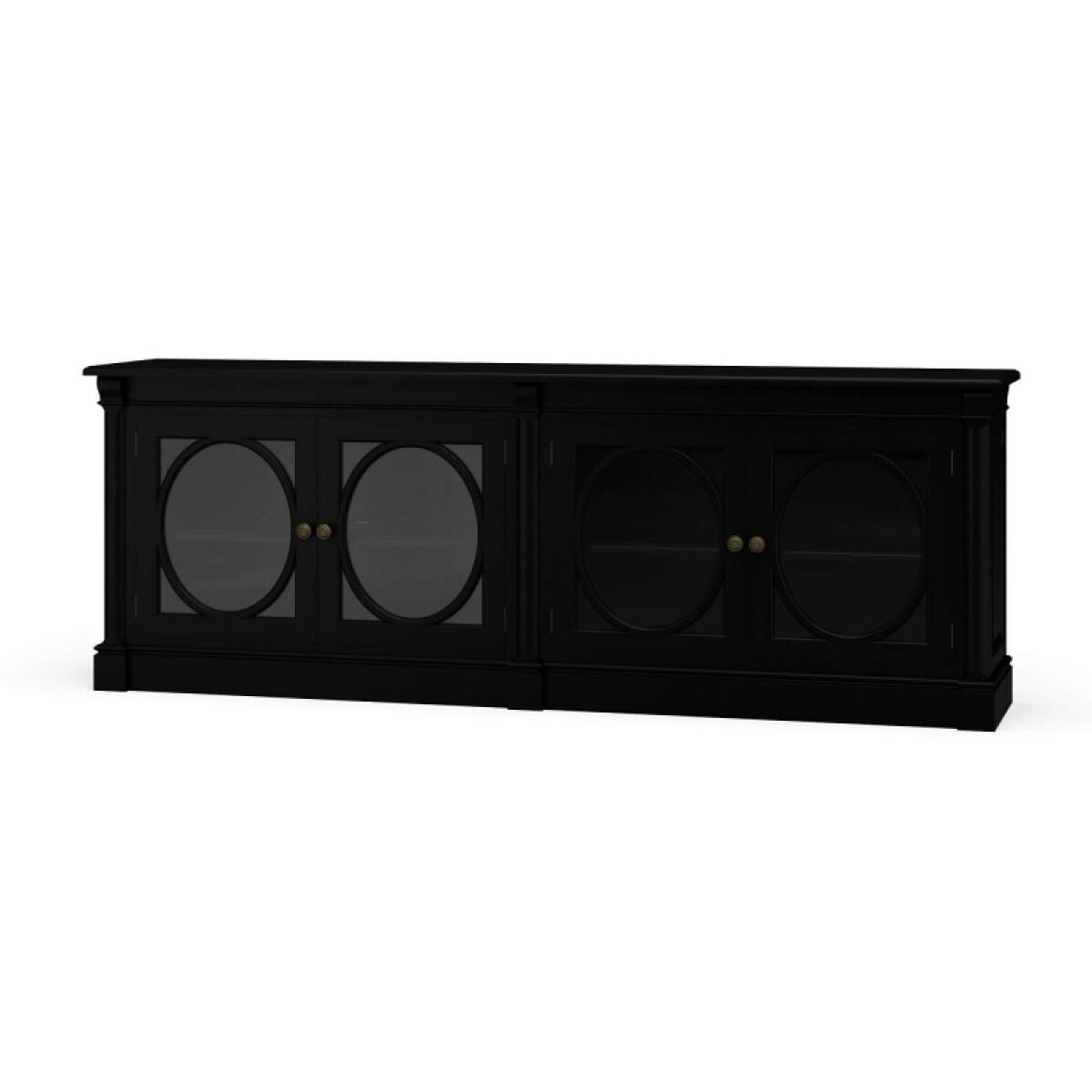 fd2d8aed442f4c0b166837409ffbaef8 Fiona 4 Door Buffet W/ Glass Shelves - Image 1