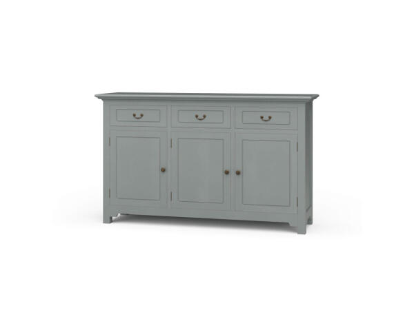 Aries Sideboard W/ 3 Doors Dining Storage Blue