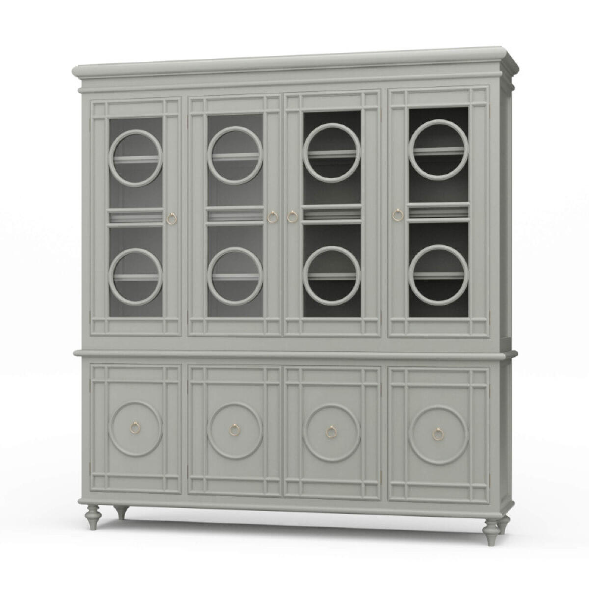 fd5bb22fc379fb656f489ca518181ecc Savannah Display Cabinet W/ Glass Door - Image 1