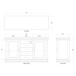 Williamson Sideboard W/ 2 Doors - Image 2