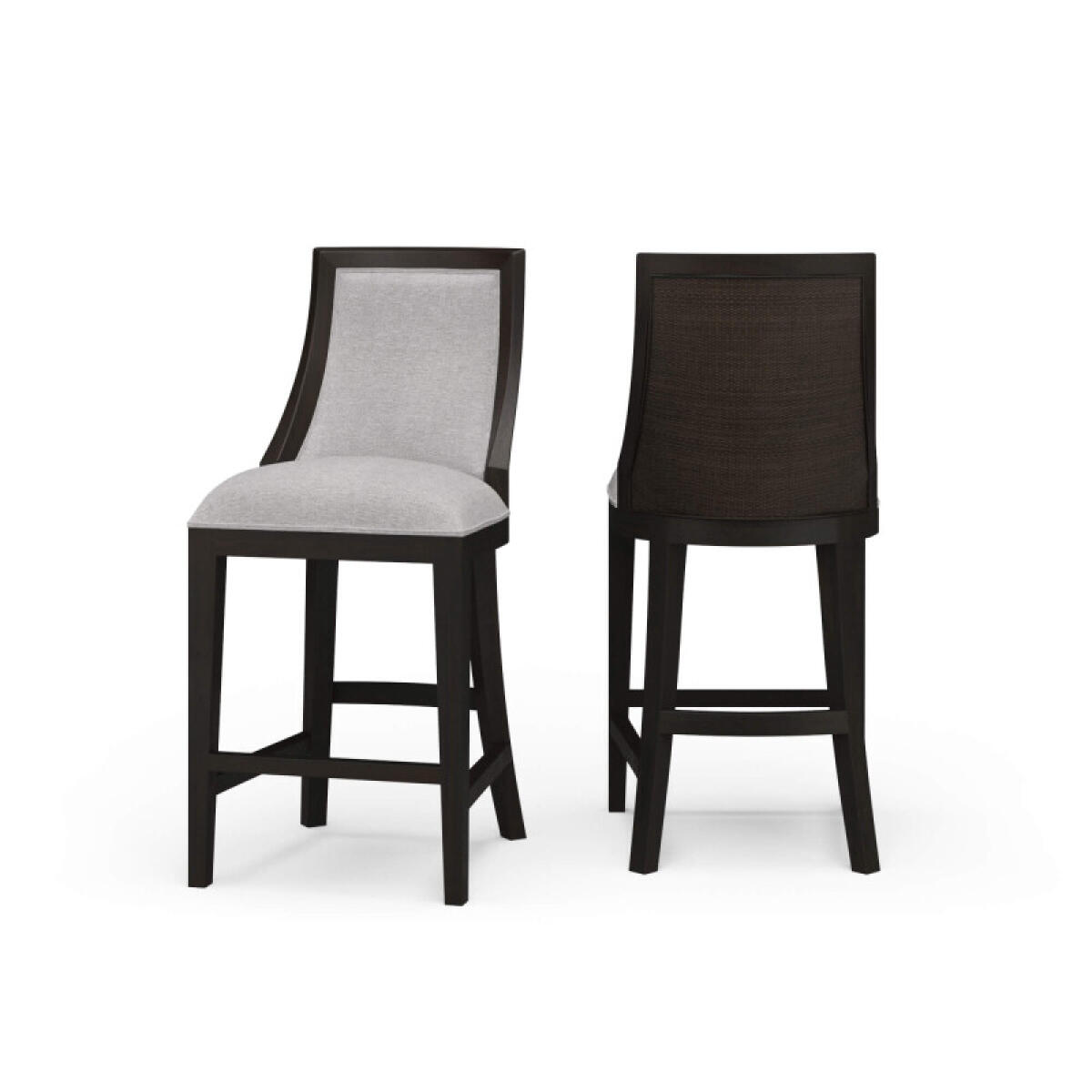 fda3afc7c692b6f801159c0ecaff5db0 Monarch Counter Stool W/ Rattan Back - Image 1