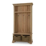Homestead Hallstand W/ Rattan Baskets - Image 5