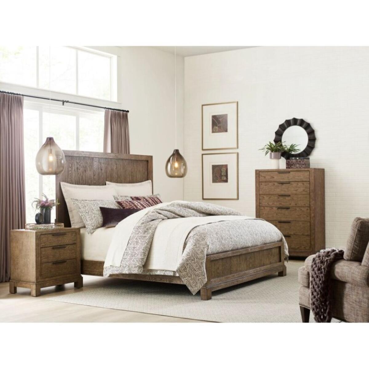 fdb16dfe7b22a42faf30ef6595d2c8e4 Skyline Trenton Panel King Bed - Complete - Image 1