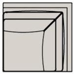 Sectionals 203 Revelin Stationary Sectional with One-Piece Back Sectionals Bradington-Young 20