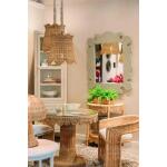Scalloped Rattan Pendant - Image 2