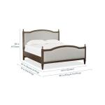 Charlotte Upholstered Bed with Footboard Beds Bassett Furniture 11