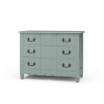 Provence 3 Drawer Dresser Large Dressers Blue 14