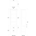 Kagu Tall Cabinet W/ Rattan - Image 8