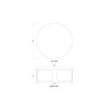 Corte Round Coffee Table Cocktail & Coffee Tables Bramble 19