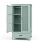 Jamison Wardrobe W/ Rattan Door