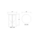 Vannes Round End Table - Image 10