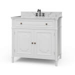 Nantes Single Vanity W/ Sink & Marble Top