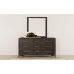 Amish Essentials Amish Rough Sawn Queen RS Panel Bed Beds Archbold Furniture 7