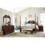 Cherry Grove Pediment Poster King Bed Complete