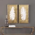 White Feathers Shadow Boxes, S/2 - Image 3